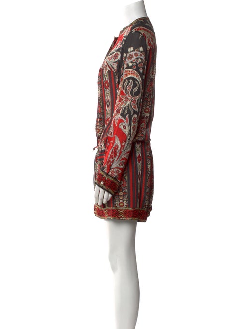 Étoile Isabel Marant Paisley Print Crew Neck Romper