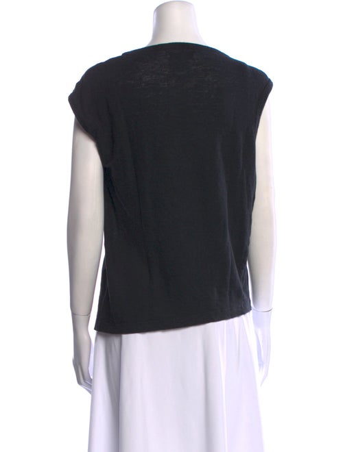 Étoile Isabel Marant Linen Bateau Neckline T-Shirt