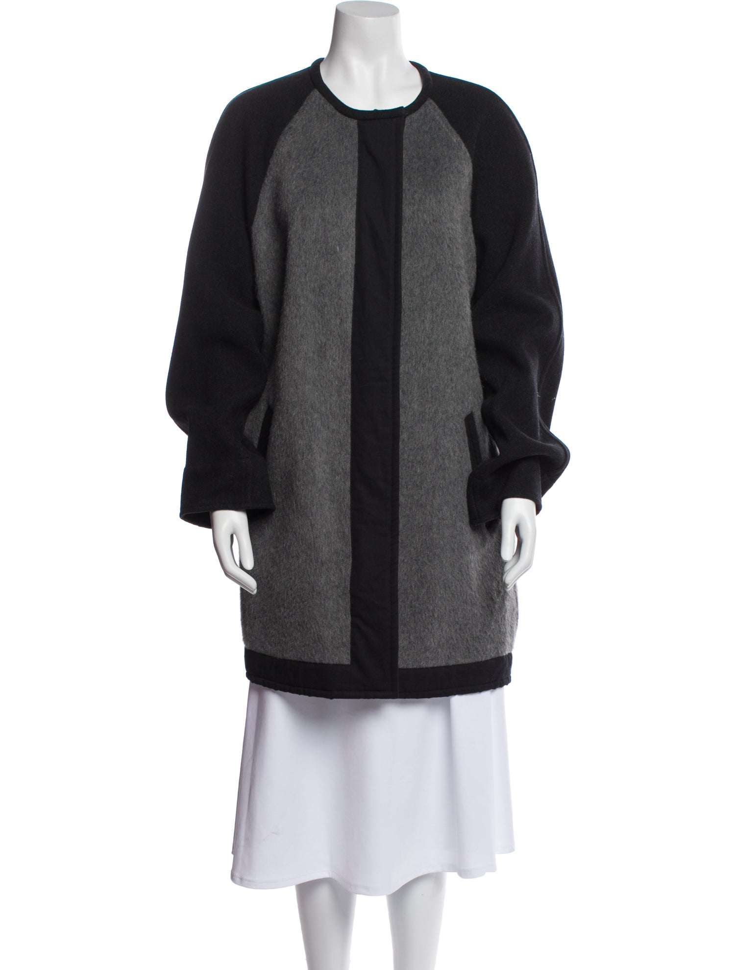 Étoile Isabel Marant Wool Faux Fur Coat