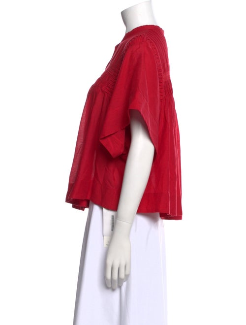 Étoile Isabel Marant Crew Neck Short Sleeve Blouse