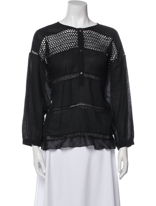 Étoile Isabel Marant Crew Neck Long Sleeve Blouse