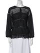 Étoile Isabel Marant Crew Neck Long Sleeve Blouse