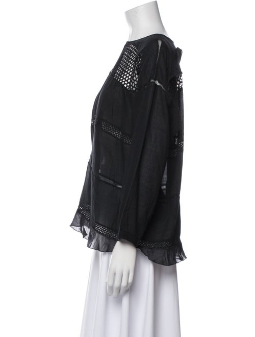 Étoile Isabel Marant Crew Neck Long Sleeve Blouse
