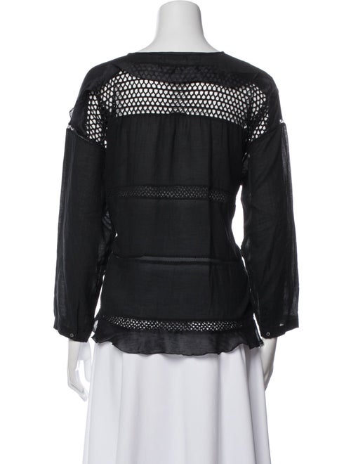 Étoile Isabel Marant Crew Neck Long Sleeve Blouse