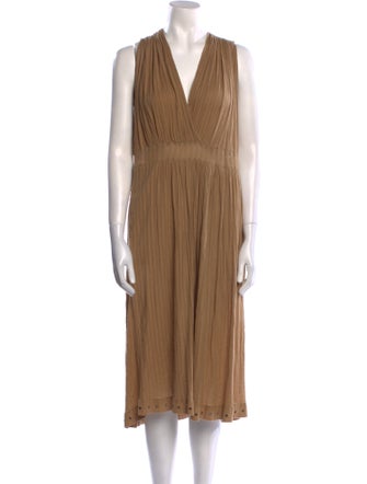 Étoile Isabel Marant V-Neck Midi Length Dress