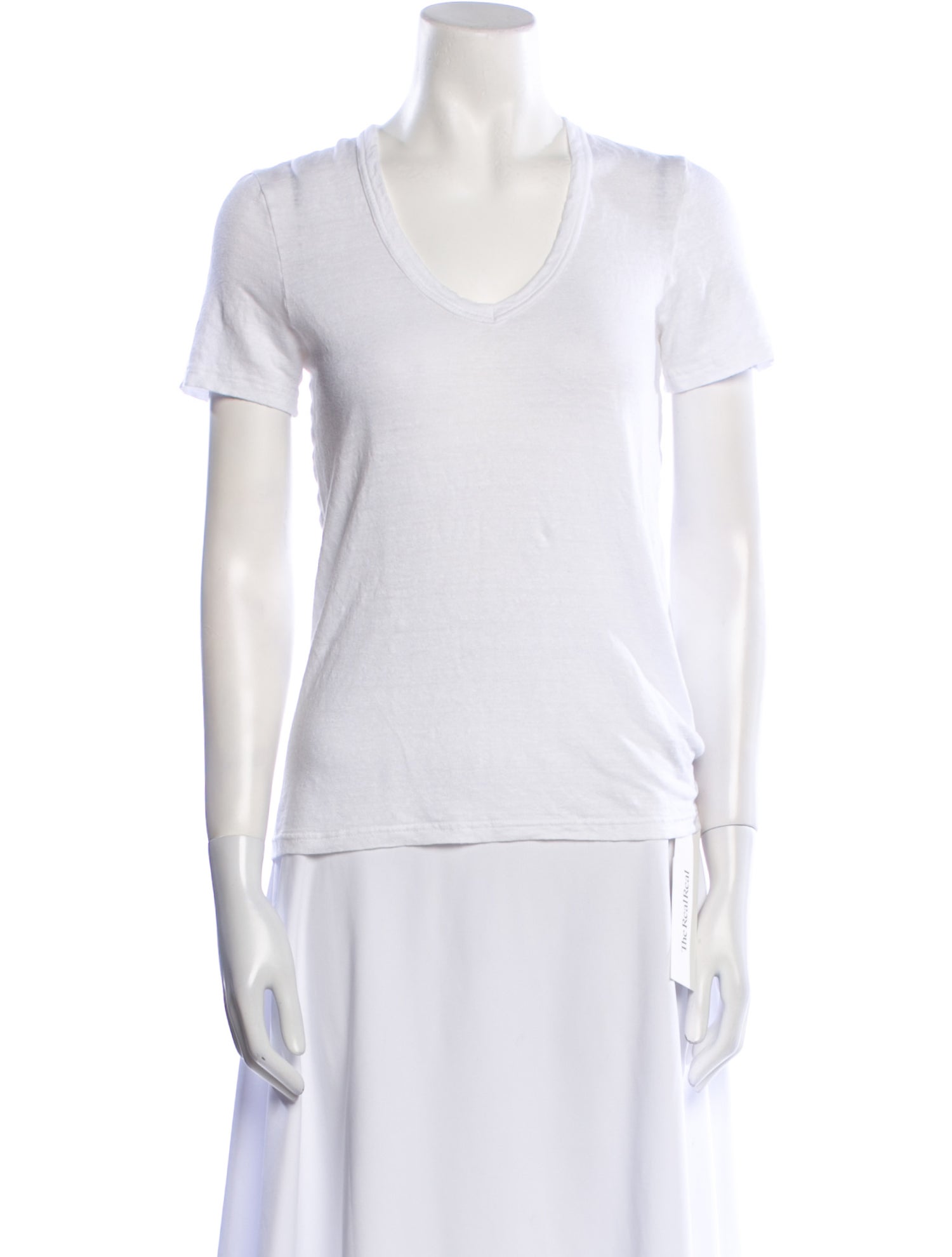 Étoile Isabel Marant Linen V-Neck T-Shirt