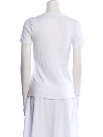 Étoile Isabel Marant Linen V-Neck T-Shirt