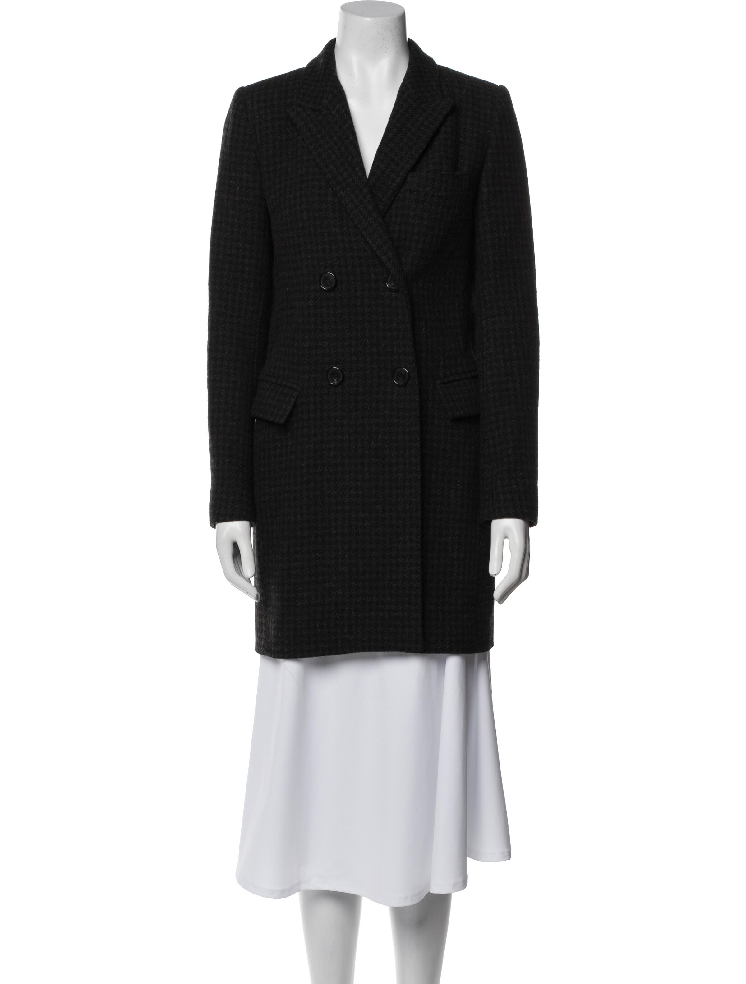 Étoile Isabel Marant Wool Tweed Pattern Peacoat