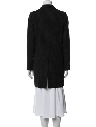 Étoile Isabel Marant Wool Tweed Pattern Peacoat