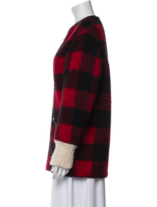 Étoile Isabel Marant Wool Plaid Print Jacket