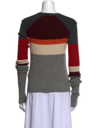 Étoile Isabel Marant Wool Colorblock Pattern Sweater
