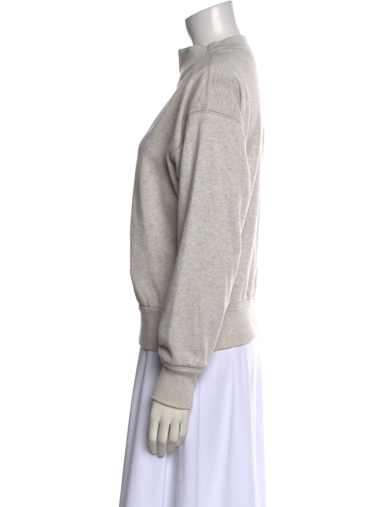 Étoile Isabel Marant Graphic Print Mock Neck Sweatshirt