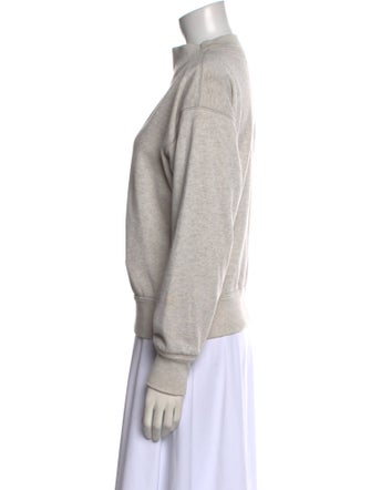 Étoile Isabel Marant Graphic Print Mock Neck Sweatshirt