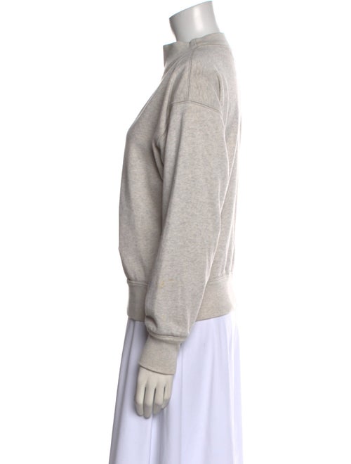 Étoile Isabel Marant Graphic Print Mock Neck Sweatshirt