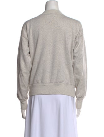 Étoile Isabel Marant Graphic Print Mock Neck Sweatshirt