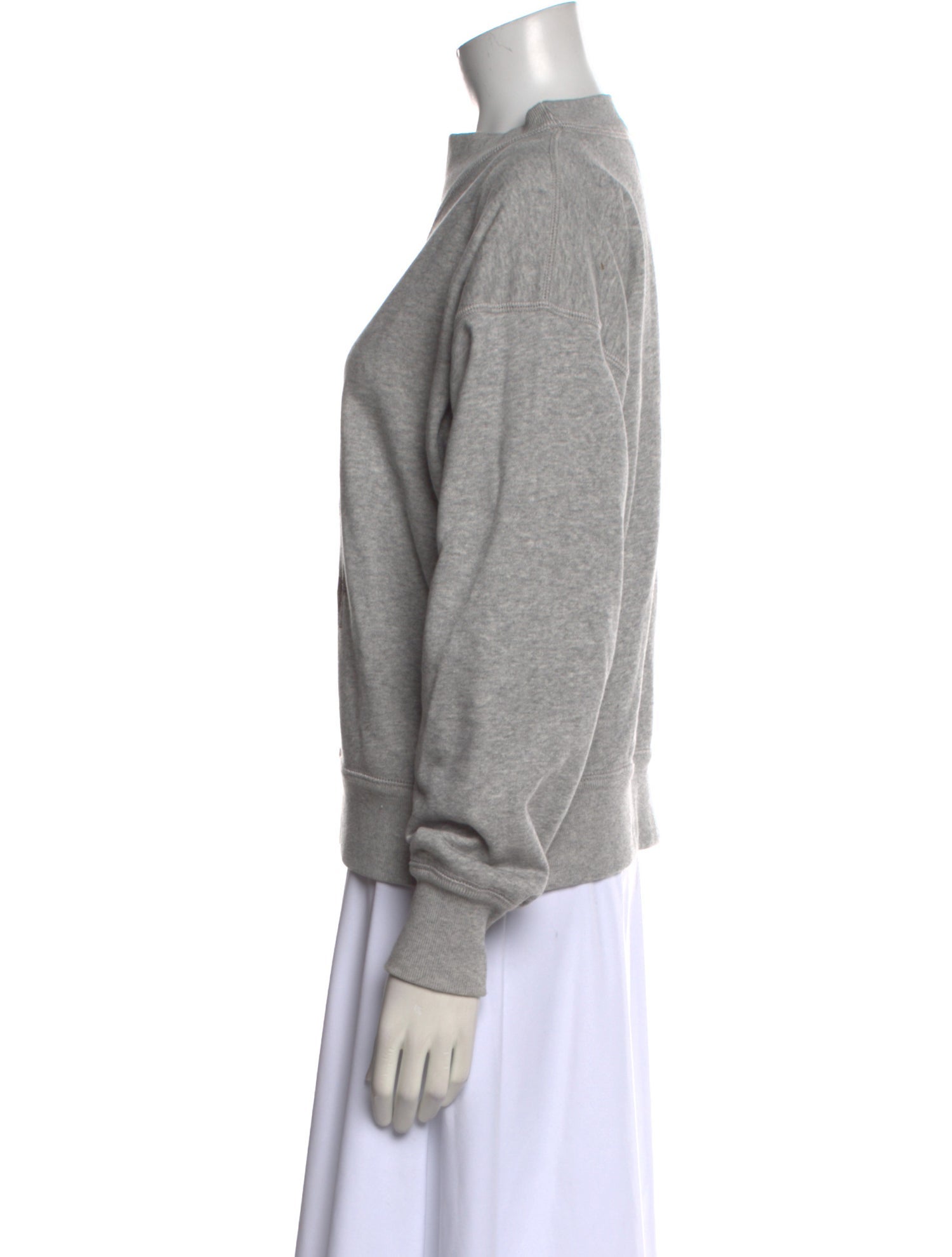 Étoile Isabel Marant Graphic Print Mock Neck Sweatshirt