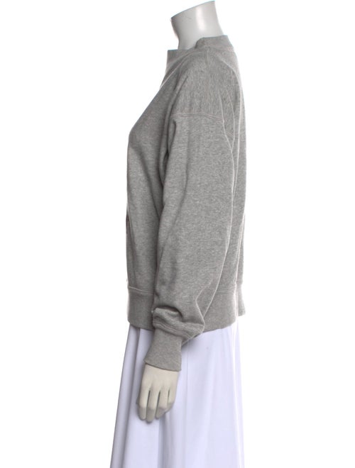 Étoile Isabel Marant Graphic Print Mock Neck Sweatshirt