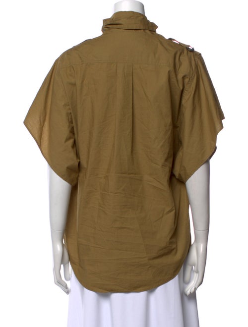 Étoile Isabel Marant Mock Neck Short Sleeve Sweatshirt