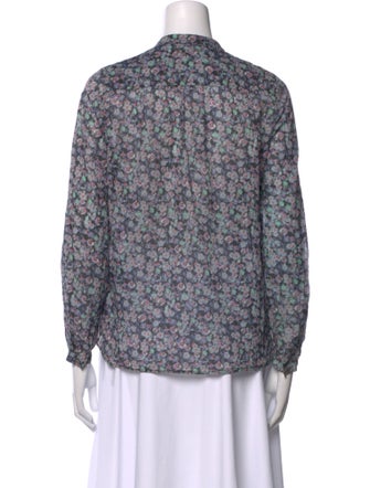 Étoile Isabel Marant Floral Print Crew Neck Blouse