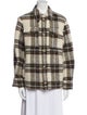 Étoile Isabel Marant Wool Plaid Print Jacket