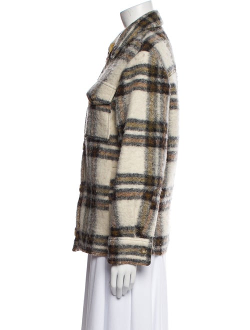 Étoile Isabel Marant Wool Plaid Print Jacket