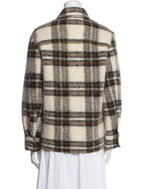 Étoile Isabel Marant Wool Plaid Print Jacket