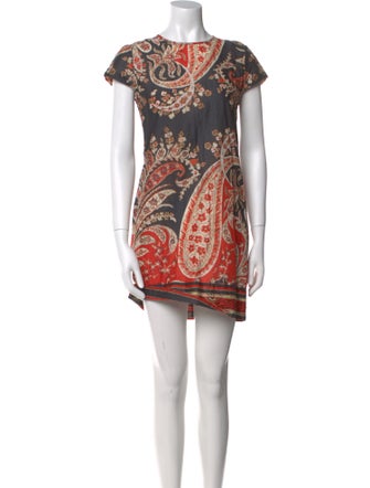 Étoile Isabel Marant Paisley Print Mini Dress
