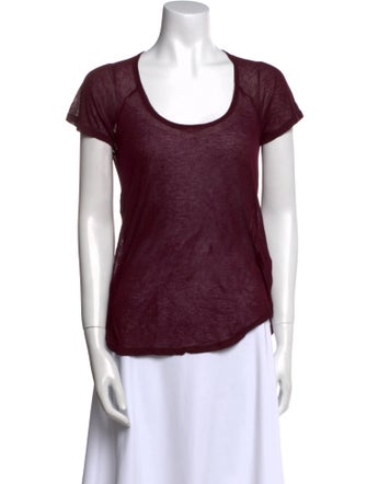 Étoile Isabel Marant Scoop Neck Short Sleeve T-Shirt