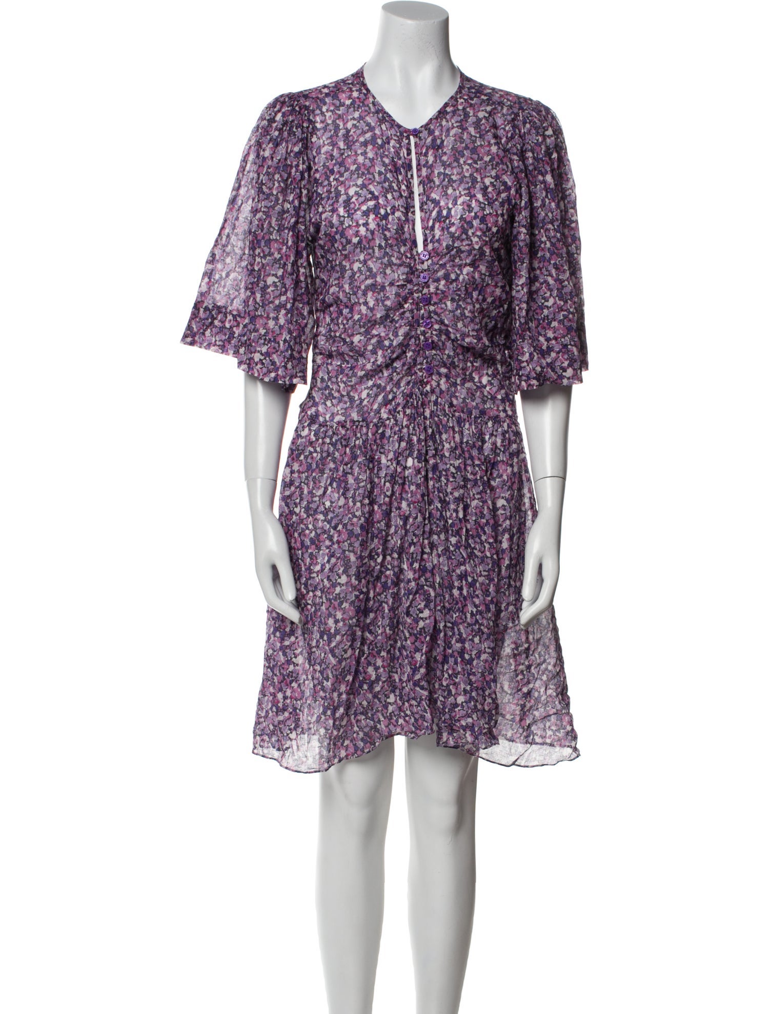 Étoile Isabel Marant Floral Print Knee-Length Dress