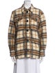 Étoile Isabel Marant Wool Plaid Print Jacket