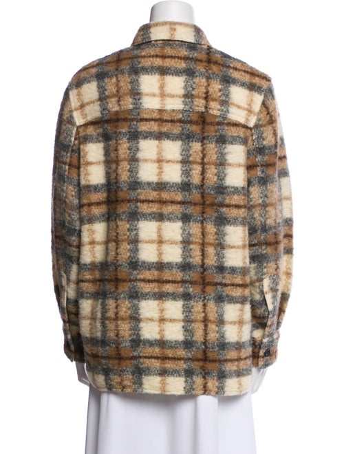 Étoile Isabel Marant Wool Plaid Print Jacket