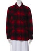 Étoile Isabel Marant Wool Plaid Print Utility Jacket