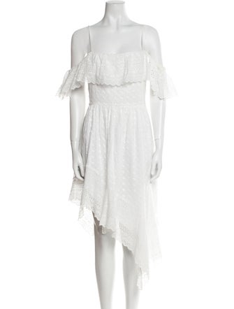 Étoile Isabel Marant Square Neckline Midi Length Dress