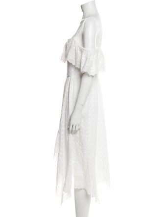 Étoile Isabel Marant Square Neckline Midi Length Dress