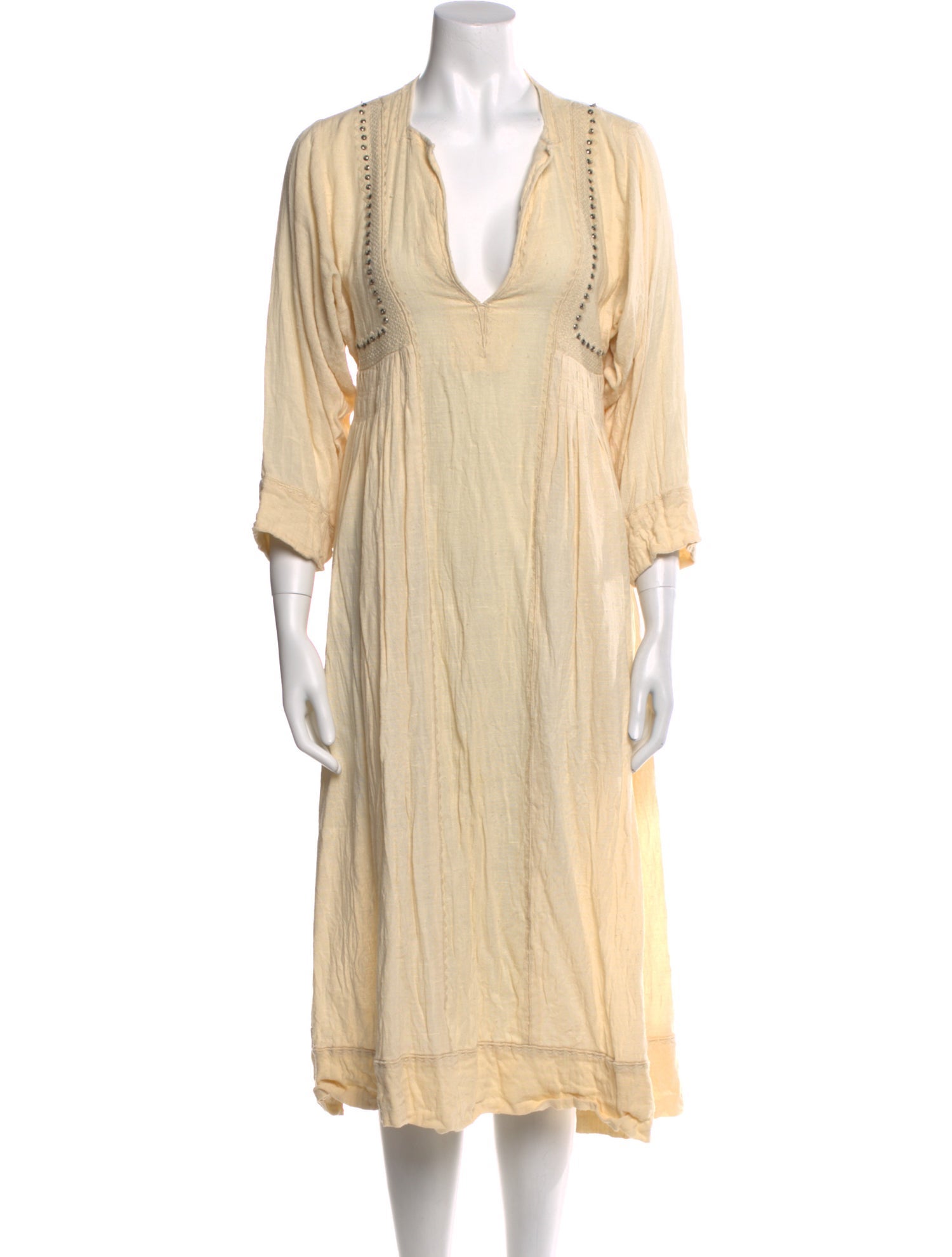 Étoile Isabel Marant V-Neck Midi Length Dress