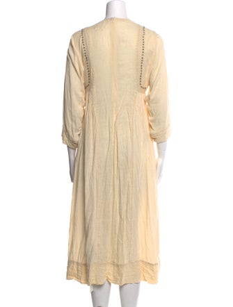 Étoile Isabel Marant V-Neck Midi Length Dress