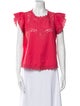 Étoile Isabel Marant Crew Neck Short Sleeve Blouse