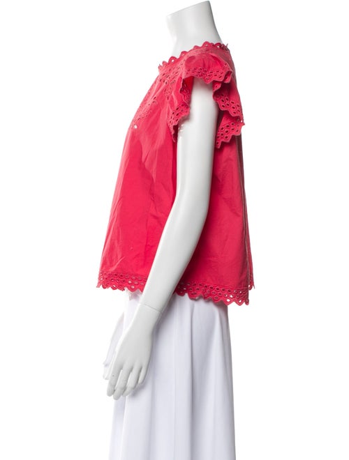 Étoile Isabel Marant Crew Neck Short Sleeve Blouse