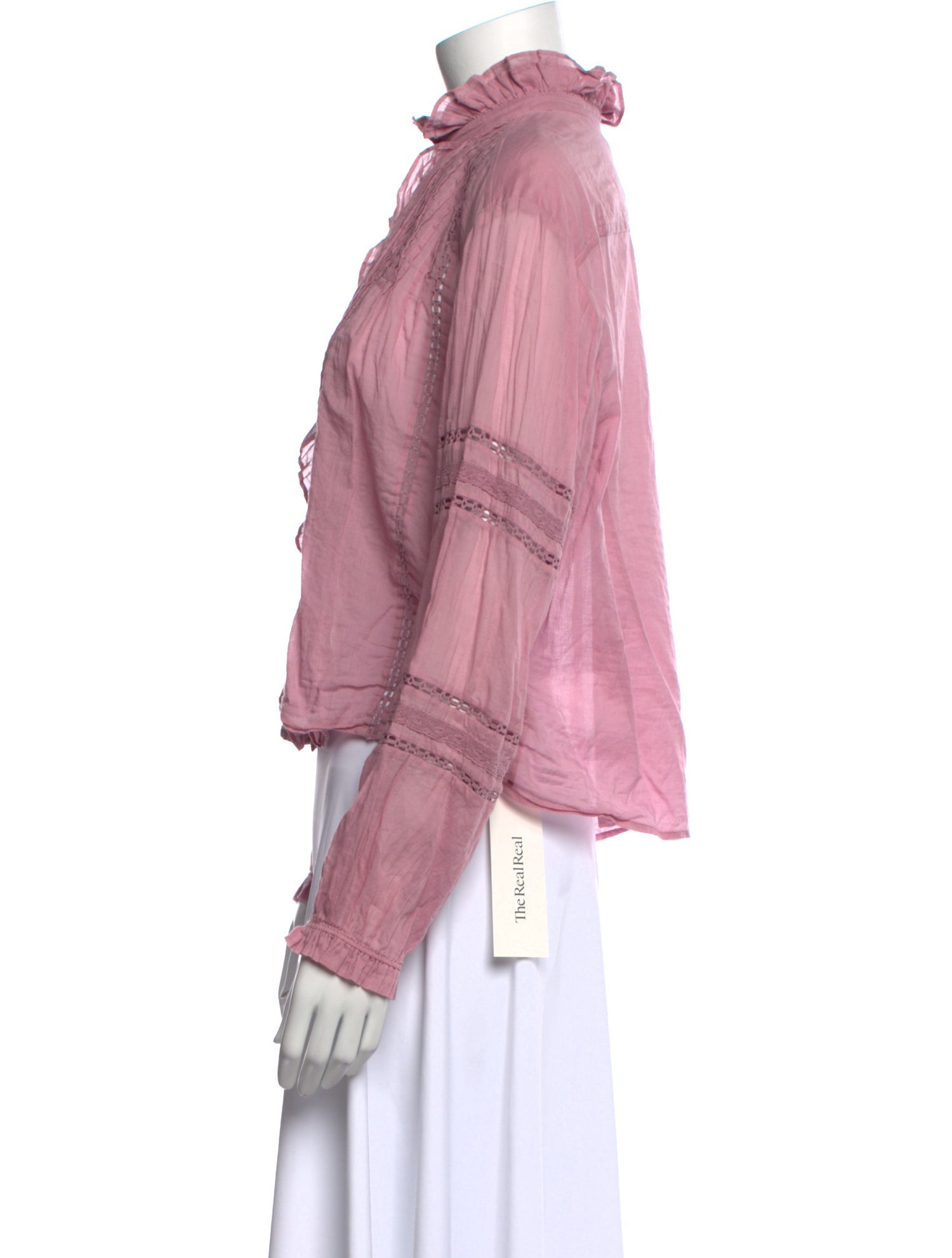 Étoile Isabel Marant Mock Neck Long Sleeve Blouse