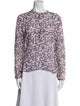 Étoile Isabel Marant Floral Print Crew Neck Blouse