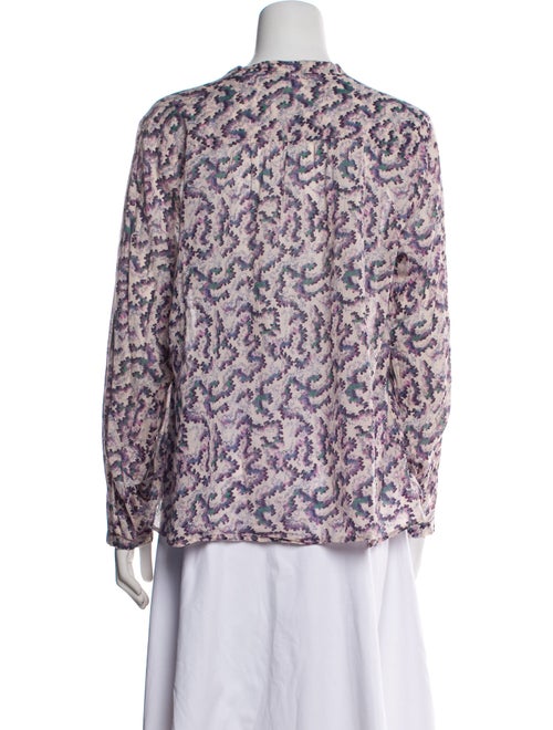 Étoile Isabel Marant Floral Print Crew Neck Blouse