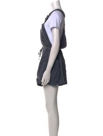 Étoile Isabel Marant Linen Cowl Neck Romper