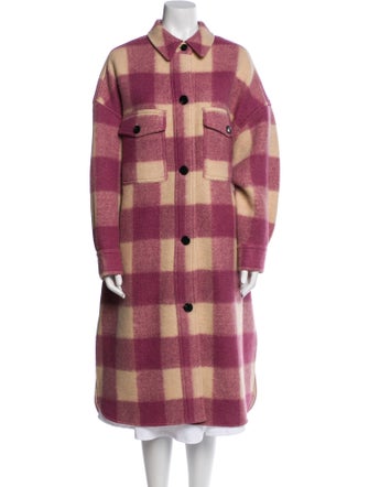 Étoile Isabel Marant Plaid Print Coat