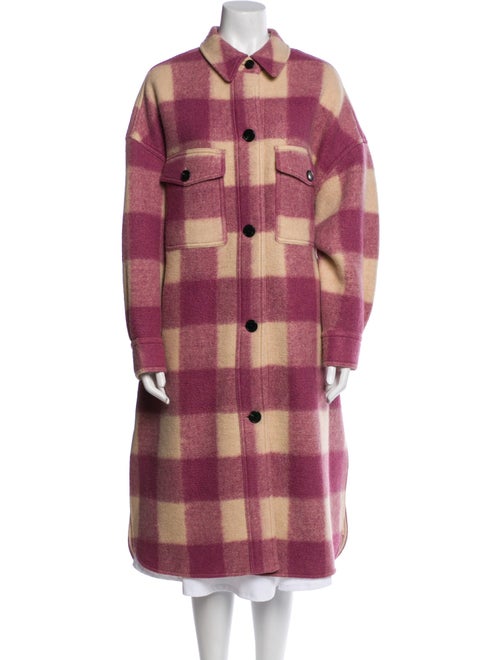 Étoile Isabel Marant Plaid Print Coat