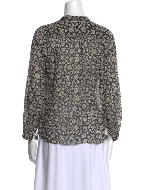 Étoile Isabel Marant Printed Mock Neck Blouse