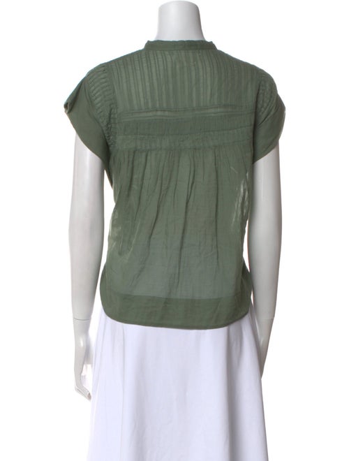 Étoile Isabel Marant Mock Neck Short Sleeve Top