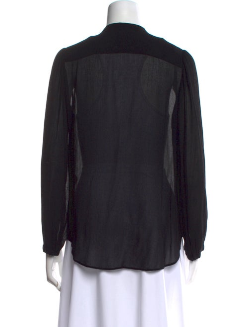 Étoile Isabel Marant Tie Neck Long Sleeve Blouse