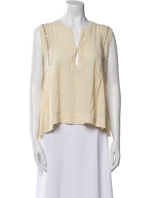 Étoile Isabel Marant V-Neck Sleeveless Blouse