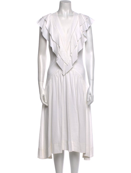 Étoile Isabel Marant V-Neck Midi Length Dress