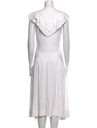 Étoile Isabel Marant V-Neck Midi Length Dress